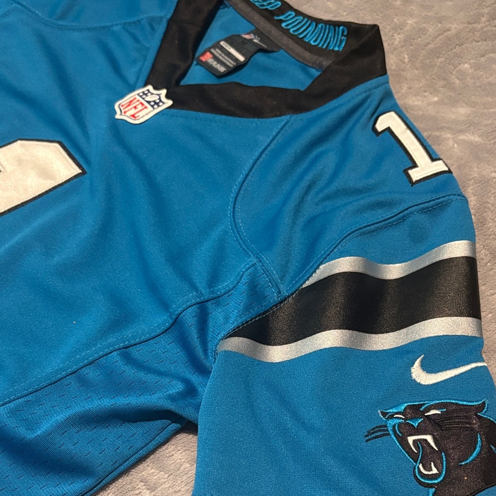 Carolina Panthers Women's NFL Cam Newton #1 Nike On Field  Jersey; Sz: M; EUC - Picture 11 of 11